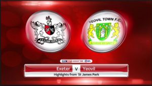 Yeovil vs Exeter (01h45 ngày 05/09, EFL Trophy)