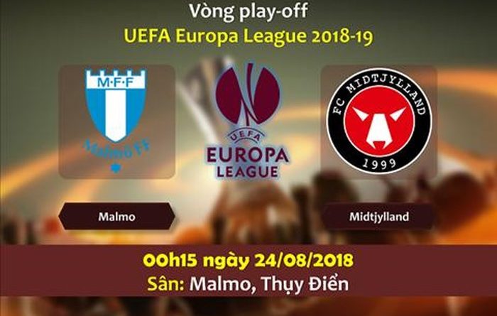 Nhận định chính xác Malmo vs Midtjylland, 0h15 ngày 24/8: Europa League