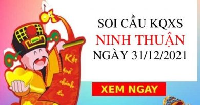 Soi cầu xổ số Ninh Thuận ngày 31/12/2021