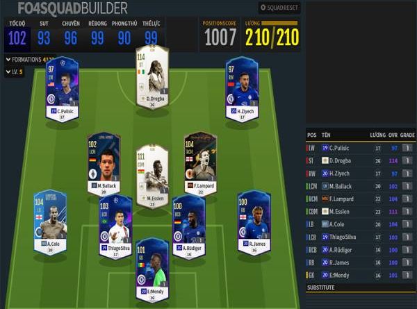 Build team chelsea fo4