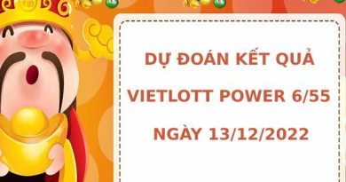Dự đoán xổ số Vietlott Power 6/55 ngày 13/12/2022 chính xác