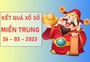 Thống kê sổ xố Miền Trung ngày 26/3/2023 Chủ Nhật hôm nay