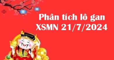 Phân tích lô gan xổ số MN 21/7/2024