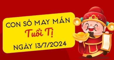 Con số may mắn tuổi Tị hôm nay ngày 13/7/2024