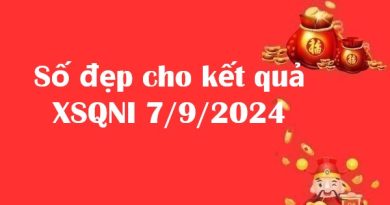 Số đẹp cho kết quả XSQNI 7/9/2024