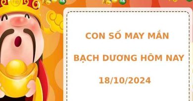 Cặp số đẹp cung Bạch Dương ngày 18/10/2024 hôm nay dễ trúng