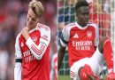 Tin C1: Arsenal mất Odegaard và Saka trong trận mở màn