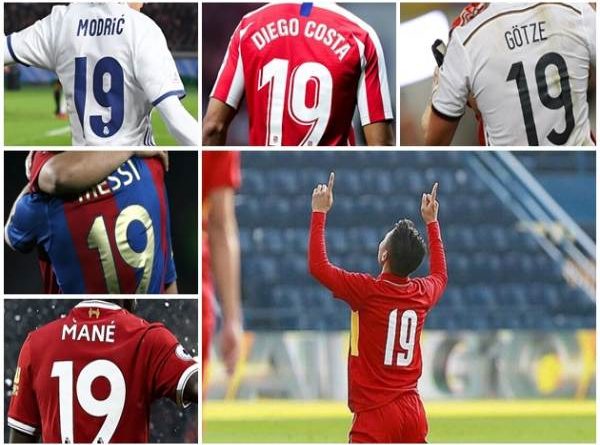 Ý nghĩa số áo 19 và những cầu thủ áo số 19 huyền thoại