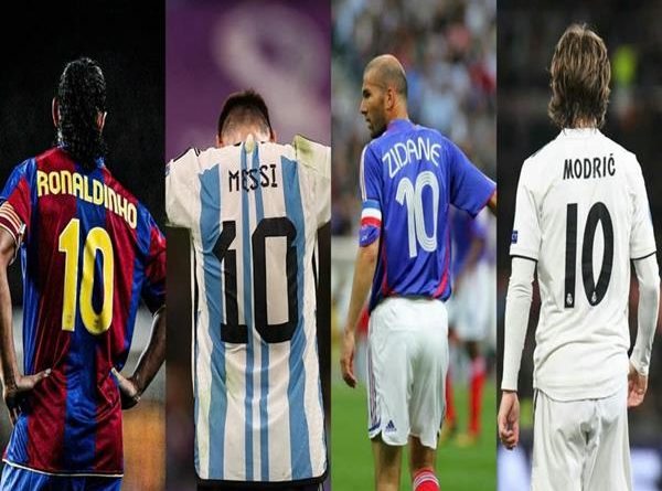 Các cầu thủ mang áo số 10 huyền thoại