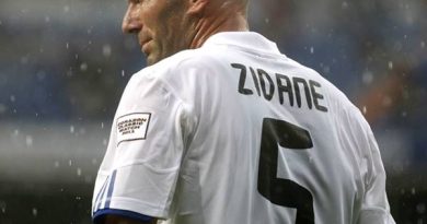 Những số áo Zidane đã mang trong sự nghiệp thi đấu