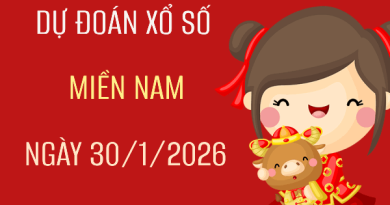 Dự đoán XSMN 30/1/2026 - Soi cầu Miền Nam thứ 5 thần tài