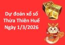 Dự đoán xổ số Thừa Thiên Huế ngày 1 tháng 3 siêu chuẩn